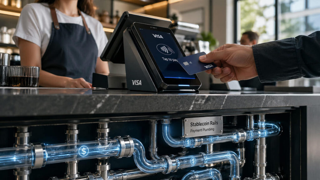 Visa is quietly building stablecoins into mainstream payment plumbing without you knowing