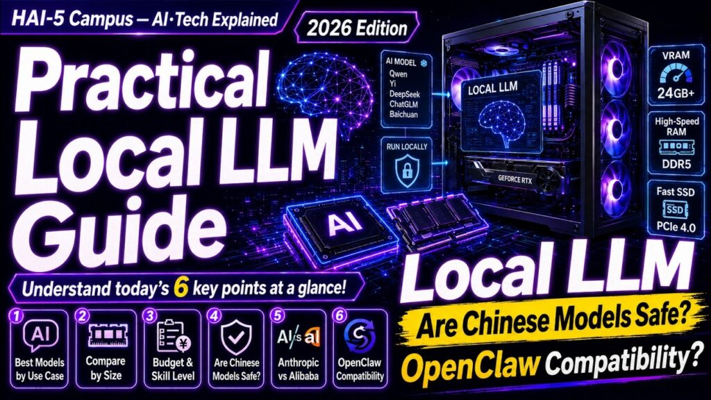 【AI Basics #14】Best Local LLMs 2026: Are Chinese Models Safe? + OpenClaw